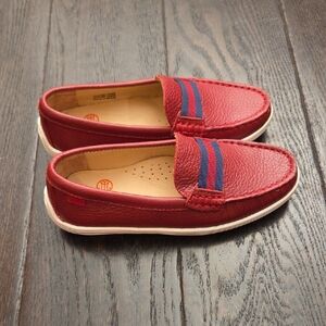 Marc Joseph Red Leather Slip-On Loafers Size 12.5